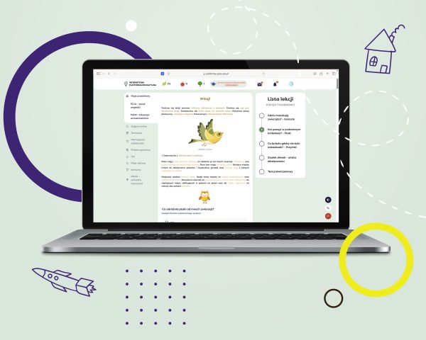 Internetowa Platforma Edukacyjna - przykładowa lekcja z języka angielskiego, dla klasy 2 szkoły podstawowej.