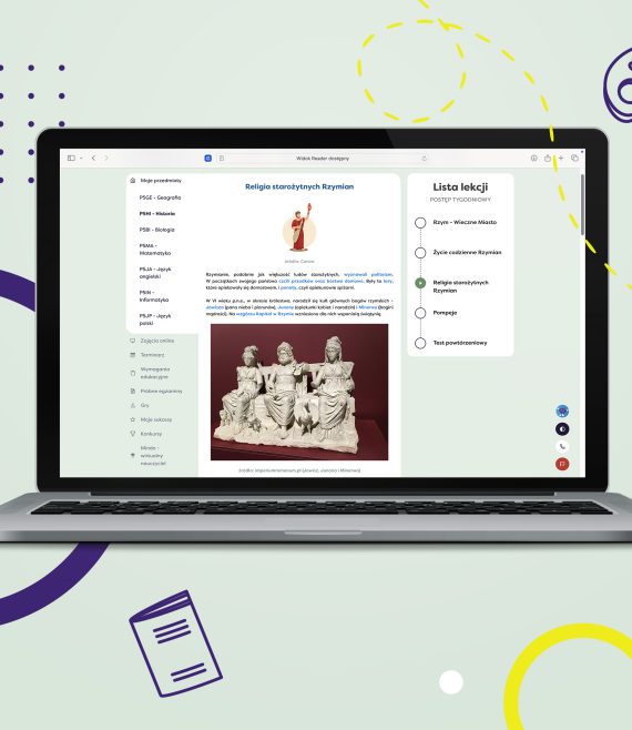 Internetowa Platforma Edukacyjna - przykładowa lekcja z historii dla 5 klasy szkoły podstawowej.